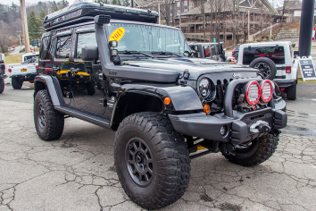 Pre-Owned 2013 Jeep Wrangler Rubicon Unlimited HEMI AEV JK 350 Conversion Black