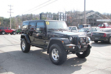 2013 Black Jeep Wrangler JK Rubicon Unlimited