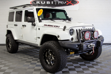 2014 Jeep Wrangler Rubicon Unlimited White - SOLD