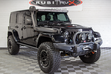 2014 Jeep Wrangler Unimited Rubicon AEV JK350 Black - SOLD