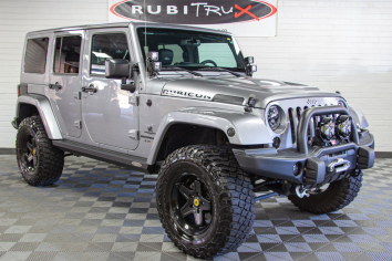 2015 Jeep Wrangler JK Unlimited Rubicon AEV JK350 Billet Silver - SOLD