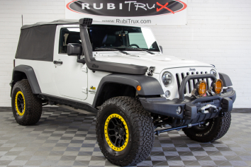 2016 Jeep Wrangler Rubicon Unlimited Custom 2 Door White - SOLD