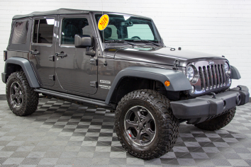 2016 Jeep Wrangler JK Unlimited Sport S Granite Crystal - SOLD