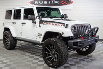 Pre-Owned 2017 Jeep Wrangler JK Unlimited Rubicon Recon HEMI Bright White; 11k Miles