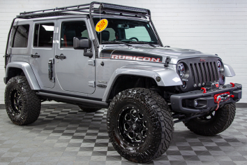 2018 Jeep Wrangler JK Unlimited Rubicon Recon Billet Silver - SOLD