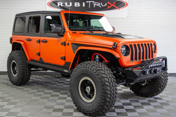 2019 Jeep Wrangler Unlimited Rubicon JL Hellcat Line-X Orange & Black - SOLD