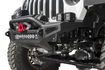 Addictive Desert Designs Wrangler JL & Gladiator JT Rock Fighter Front Bumper w/ Hoop