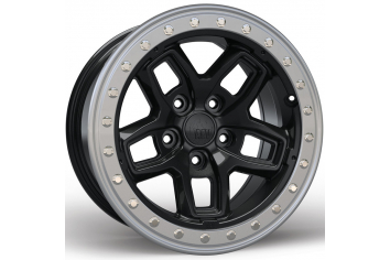 AEV Borah DualSport Wheel | Galaxy Black; Wrangler JK