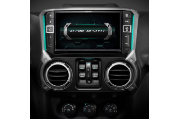 The Alpine i509-WRA-JK for 2007-2018 Wrangler JK radio.