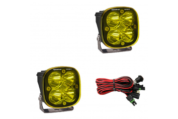 Baja Designs Squadron Sport Work / Scene - Amber LED Light Pair 557816