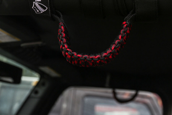 Bartact Paracord Grab Handles Black/Spider Bite