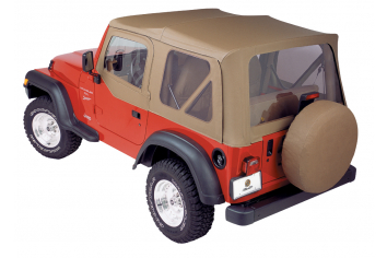 Jeep TJ Replace-A-Top w/Half Door Skins Clear Windows 97-02 Jeep Wrangler TJ Spice Kit Bestop