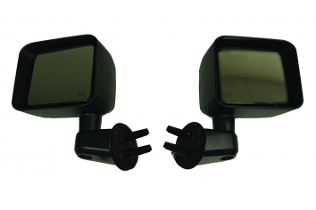 Jeep JK Wrangler Mirrors HighRock 4X4 Replacement 07-17 Jeep Wrangler JK 2/4 Door ABS Black Pair Bestop