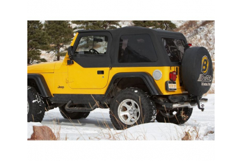 Jeep TJ Unlimited Soft Top Trektop Classic 04-06 Jeep Wrangler TJ Unlimited Black Diamond Kit Bestop