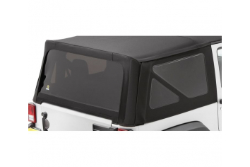 Jeep JK Tinted Window Kit For Replace-A-Top NX 07-09 Jeep Wrangler JK Black Twill Bestop