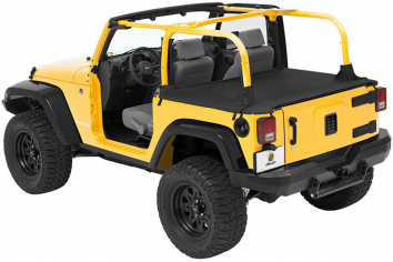 Bestop(R) DusterTM Deck Cover for 2007-2013 Jeep Wrangler JK - Black Diamond