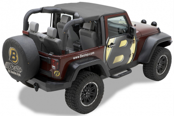 Bestop Header Bikini; Wrangler JK - 2 Door