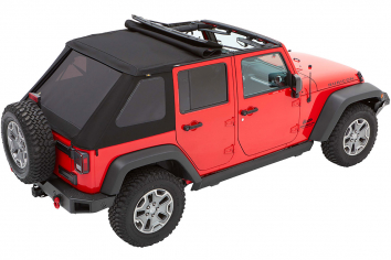 Bestop Trektop NX Plus: Wrangler JKU - Sunrider Opened