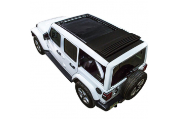 SpiderWebShade JLU Wrangler 4 Door Power Top One Piece Cover