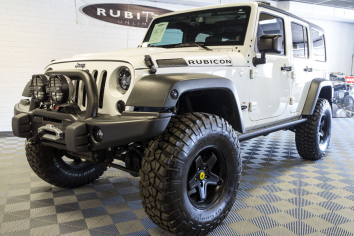 2014 Custom HEMI White Jeep Rubicon Unlimited