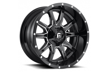 Fuel Vandal D627 | Gloss Black & Milled 