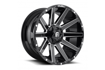 24x12 Fuel Off-Road D615 Contra Gloss Blk Mil - D61524205747