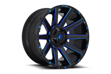 24x12 Fuel Off-Road D644 Contra Gloss Mil Blu - D64424205747