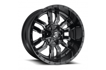 26x14 Fuel Off-Road D595 Sledge Gloss Blk Mil - D59526405745