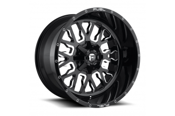 24x14 Fuel Off-Road D611 Stroke Gloss Blk Mil - D61124405745