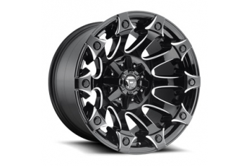 17x9 Fuel Off-Road D578 Battle Axe Gloss Blk Mil - D57817902645