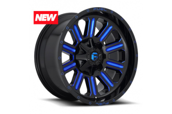 18x9 Fuel Off-Road D646 Hardline Gloss Mil Blu - D64618902645