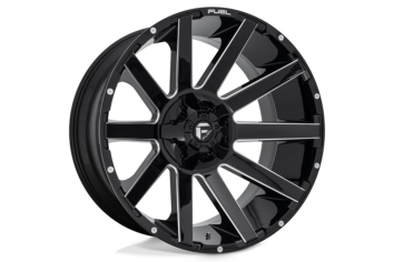 18x9 Fuel Off-Road D615 Contra Gloss Blk Mil - D61518902645