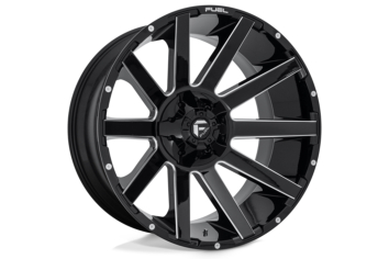 18x9 Fuel Off-Road D615 Contra Gloss Blk Mil - D61518902650