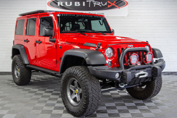 2016 Jeep Wrangler Unlimited Rubicon JK Firecracker Red - SOLD