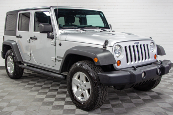 2012 Jeep Wrangler JK Unlimited Sport Bright Silver - SOLD