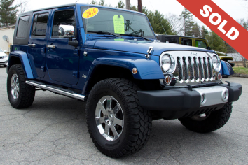 2010 Jeep Sahara Supercharged Blue For Sale