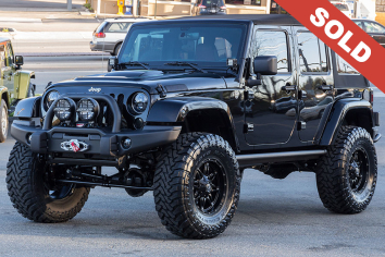 2014 Custom Jeep Wrangler Rubicon Black