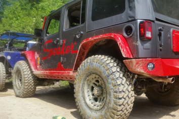 Nemesis Industries Notorious JK Aluminum Rear  Fender Flare