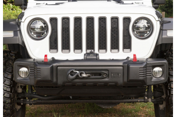 Rugged Ridge 11544.24 Spartacus Stubby Front Bumper; Wrangler JL, Gladiator JT