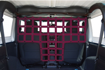 Dirty Dog 4x4 Wrangler JL 2-Door Pet & Cargo Divider Maroon