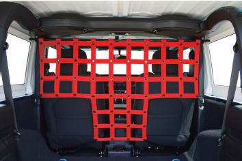 Dirty Dog 4x4 Wrangler JL 2-Door Pet & Cargo Divider - Red