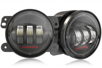 JW Speaker 6145 LED J2 Series Wrangler JK LED Fog Lights; Pair