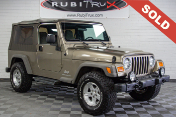 Pre-Owned 2005 Wrangler TJ Unlimited Khaki - SOLD