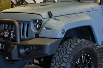 Line-X Vehicle Treatment; Wrangler JK Unlimited Color Match Anvil