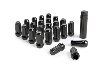 TeraFlex 1061916 Spline Drive Lug Nut Kit; Black, 23 pcs; Wrangler JL, Gladiator JT