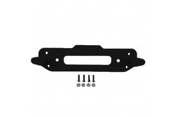 Maximus-3 Wrangler JL Steel Front Bumper Group Winch Hook Anchor | Black