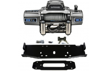 Maximus-3 Superwinch SX Winch Mount Package; Wrangler JK Rubicon Recon, Hard Rock, 10A