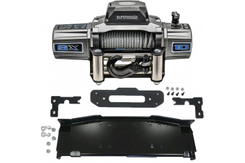 Maximus-3 Superwinch SX Winch Mount Package; Wrangler JL & Gladiator JT w/ Steel Bumper Group