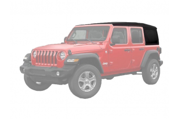 Mopar Twill Soft Top Complete Kit Jeep Wrangler JLU 4 Door 82215146