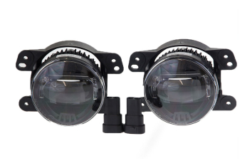 Morimoto XB LED Fog Lights, Pair; 2007+ Wrangler & Gladiator